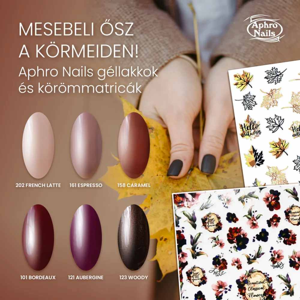 Őszi géllakkok és matricák