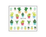 Körömmatrica Cactus girl YZW3145