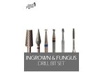 Pedi Planet Ingrown & Fungus drill fréz készlet 6db-os