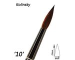 Kolinsky ecset silver line "10"