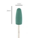 Aphro Nails gumi köröm polirozó fej sötét zöld