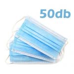 Egyszer használatos szájmaszk 3 rétegű (50db/doboz)