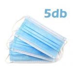 Egyszer használatos szájmaszk 3 rétegű (5db)