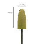 Aphro Nails gumi köröm polirozó fej sárga finom