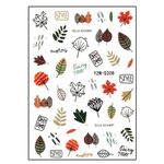 Körömmatrica Autumn day YZWS208