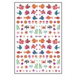 Körömmatrica Funny Fishes ZS205