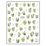 Körömmatrica Green field CA767