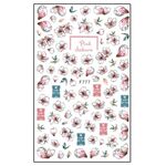 Körömmatrica Pink Sakura F777