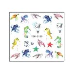 Körömmatrica Under the ocean YZW3150