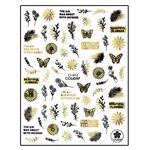 Körömmatrica Beautiful Flowers CJ012