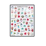 Körömmatrica Snowman CA721