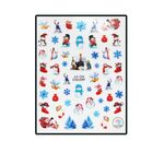 Körömmatrica Snowflake CA724