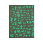Körömmatrica Glow Halloween CY010