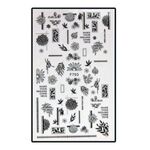 Körömmatrica Flowers F750