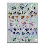 Körömmatrica Forest Leafs Colorful CJ013SZ