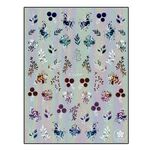 Körömmatrica Golden Garden Colorful CJ011SZ