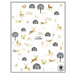 Körömmatrica Winter Forest Gold CJ021A