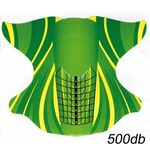 Zöld széles műköröm sablon 500db