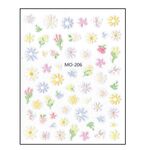 Körömmatrica Happy Petals MO206