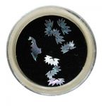 Körömdíszítő kagylódísz (cikkcakk)