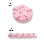 Szivacsos műköröm tip tartó