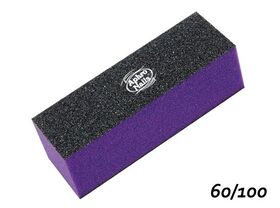 Aphro Nails fekete-lila buffer tömbreszelő 60/100