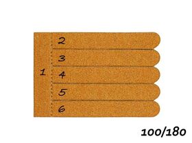 Pedi Planet törhető fa körömreszelő (100/180) (6db-os) 2