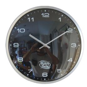 Aphro Nails fekete fali óra