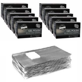 Gél lakk leoldó fólia CSOMAG 10x100db