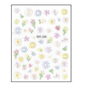 Körömmatrica Happy Petals MO206