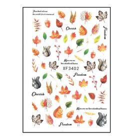 Körömmatrica Squirrel Trails XF3402