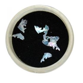 Körömdíszítő kagylódísz (delfin)