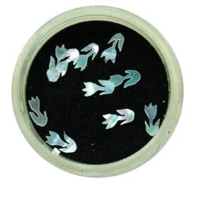 Körömdíszítő kagylódísz (tulipán)