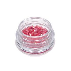 Rózsaszín mini konfetti műkörömdísz