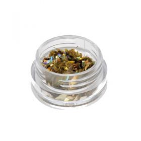 Tört jégfólia arany