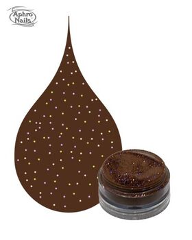 Aphro Nails színes porcelánpor Choco Brown 3,5g