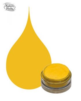 Aphro Nails színes porcelánpor Yellow 3,5g