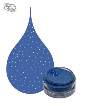 Aphro Nails színes porcelánpor Ocean Blue 3,5g