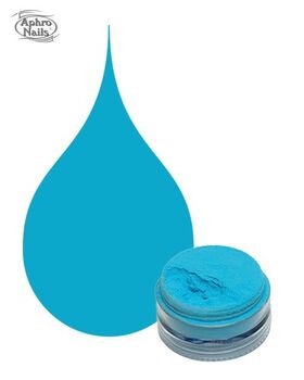 Aphro Nails színes porcelánpor Neon Blue 3,5g