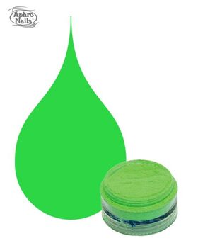 Aphro Nails színes porcelánpor Neon Green 3,5g