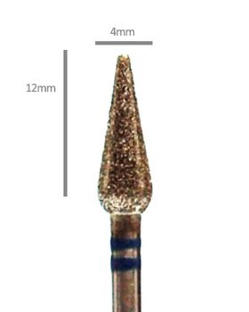 Pedi Planet gyémánt fréz csepp (közepes)