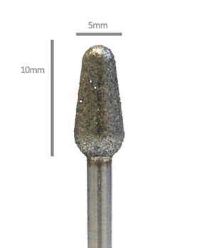 Pedi Planet gyémánt fréz kicsi buzogány (durva) 1