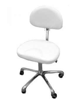 Polidor fehér műbőr gázrugós munkaszék