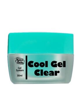 Aphro Nails Cool Gel Clear átlátszó műköröm zselé 30ml
