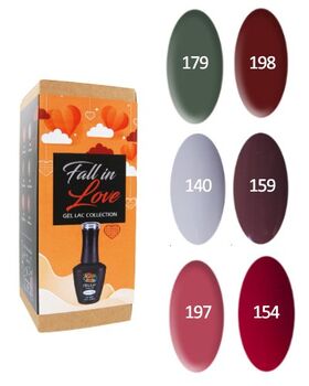 Aphro Nails FALL IN LOVE gél lakk készlet 3