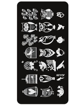 Aphro Nails körömnyomda lemez Bird Life JQL09