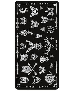 Aphro Nails körömnyomda lemez Constellation YZW-L11