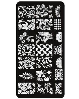 Aphro Nails körömnyomda lemez Leafy JQL04