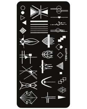 Aphro Nails körömnyomda lemez Linear YZW-L15