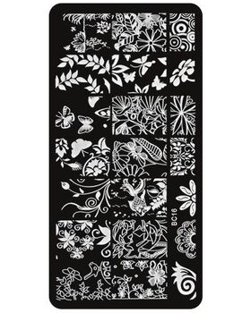 Aphro Nails körömnyomda lemez Magical Garden BC16